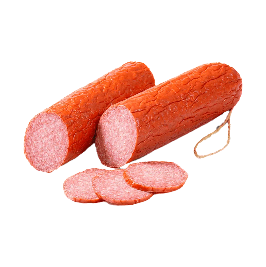 Pepperoni en pieza y rebanadas