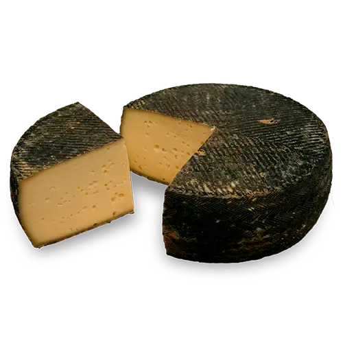Queso de corteza negra tipo morbier
